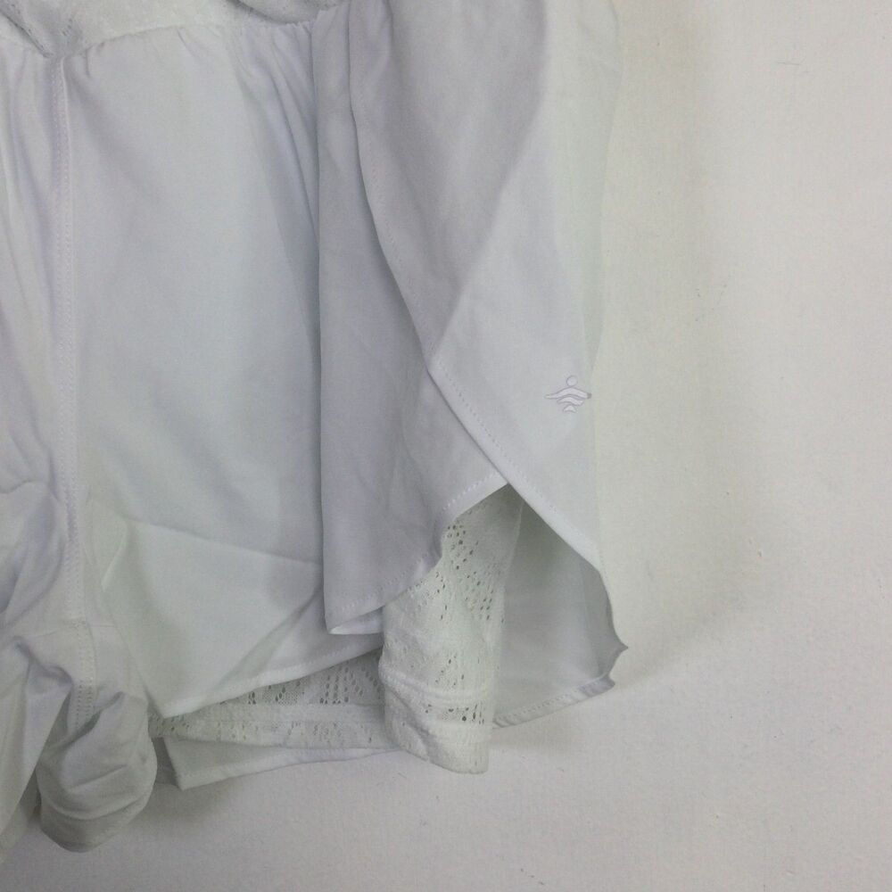 Halara Womens High Waisted Breezeful Shorts Stretch White Size Large NWT - Picture 4 of 11